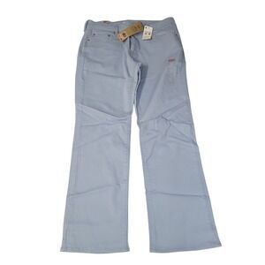 Levis 505 Straight Leg Jeans Womens 12M W31 L32 Light Blue Mid Rise Denim New